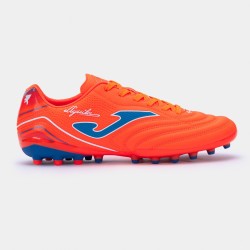 Scarpe calcio Aguila 24 erba artificiale AG arancione blu reale