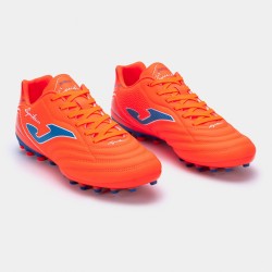 Scarpe calcio Aguila 24 erba artificiale AG arancione blu reale