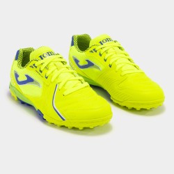Scarpe calcio Dribling 24 turf giallo fluorescente