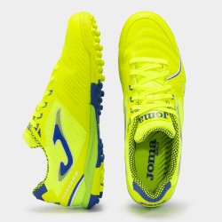 Scarpe calcio Dribling 24 turf giallo fluorescente