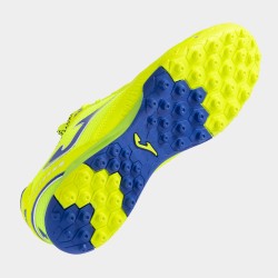Scarpe calcio Dribling 24 turf giallo fluorescente