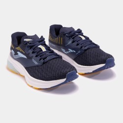 Scarpe running Victory 22 uomo blu navy zafferano