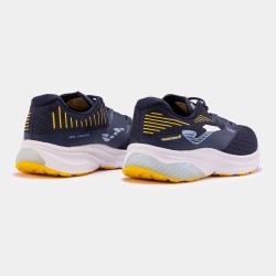 Scarpe running Victory 22 uomo blu navy zafferano