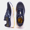 Scarpe running Victory 22 uomo blu navy zafferano