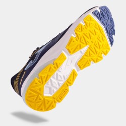 Scarpe running Victory 22 uomo blu navy zafferano