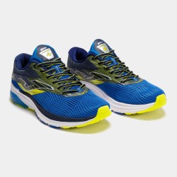 Scarpe running Victory 22 uomo blu reale verde fluorescente