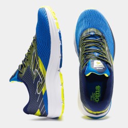 Scarpe running Victory 22 uomo blu reale verde fluorescente