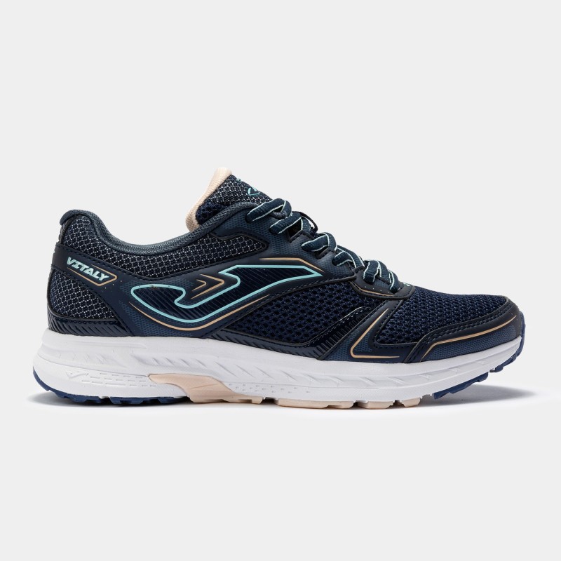 Scarpe running Vitaly 22 donna blu navy rosa