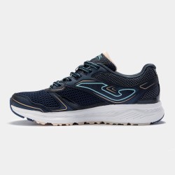 Scarpe running Vitaly 22 donna blu navy rosa