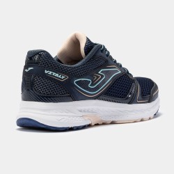 Scarpe running Vitaly 22 donna blu navy rosa