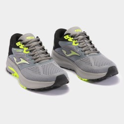 Scarpe running Speed 24 uomo grigio giallo fluorescente
