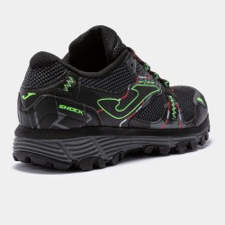 Scarpe trail Shock 22 uomo nero lime