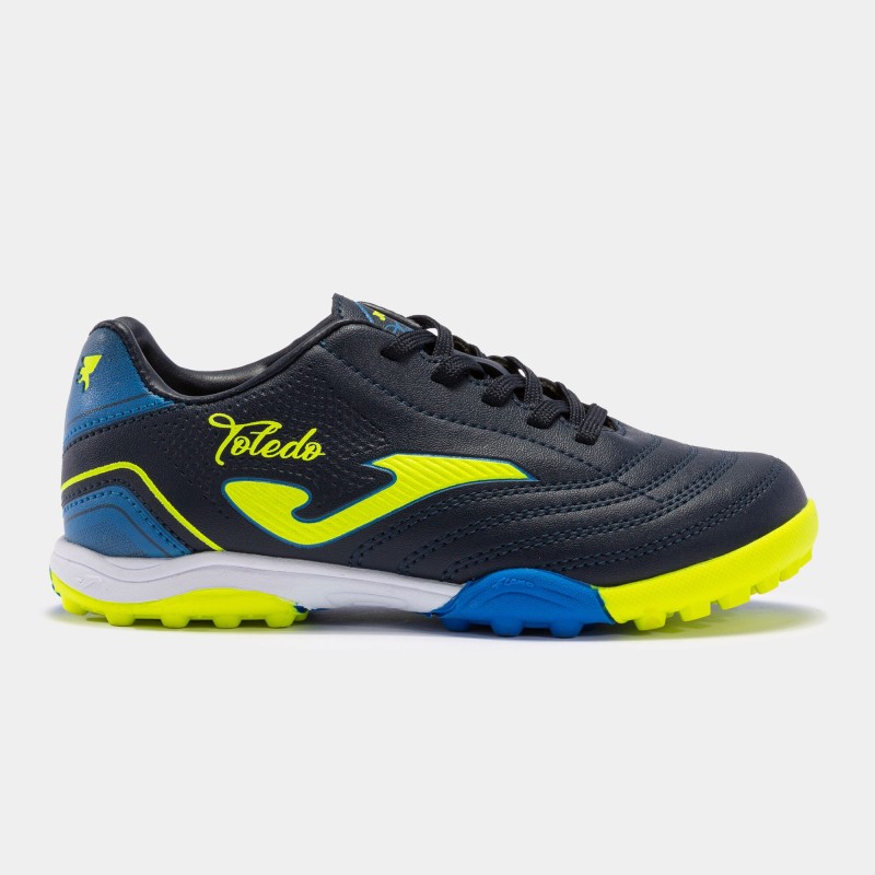 Scarpe calcio Toledo Jr 23 turf junior blu navy giallo