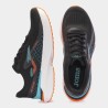 Scarpe running Viper 24 uomo nero turchese