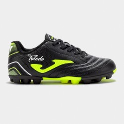 Scarpe Calcio Toledo Jr 25 Terreno Duro Hg Junior Nero