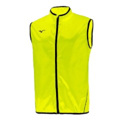 Mizuno Smanicato Rain Vest Giallo Fluo