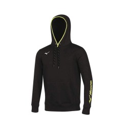 Felpa Con Cappuccio Team Mizuno Nera