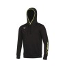 Felpa Con Cappuccio Team Mizuno Nera