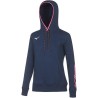 Felpa Con Capp. Donna Team Mizuno Navy