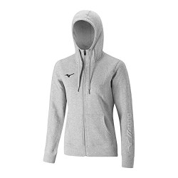 Zip Intera Con Cappuccio Grigio DONNA
