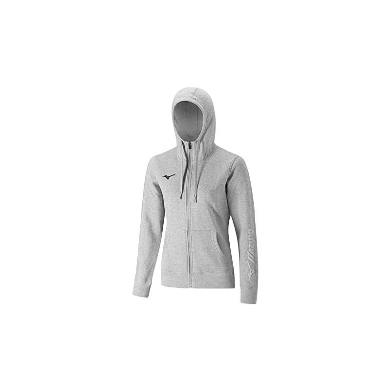 Zip Intera Con Cappuccio Grigio DONNA