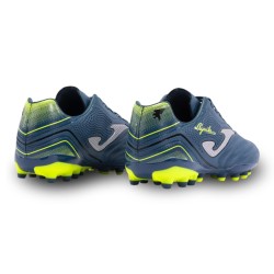 Scarpe Calcio Aquila 2417 Petroleum Yellow Artificial Grass