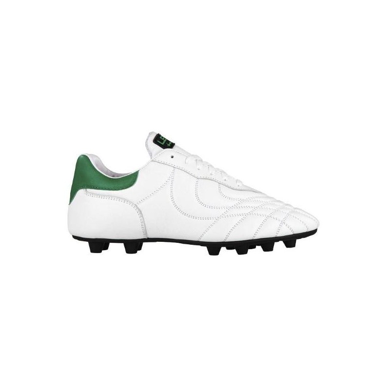 Scarpa Calcio Ag Bianco-Verde in pelle