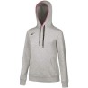 Felpa Con Cappuccio Donna Team Mizuno Grigio