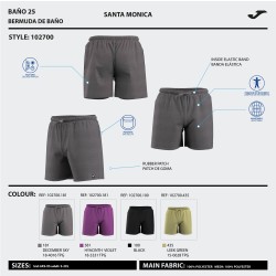 Costume bermuda uomo Stripe verde