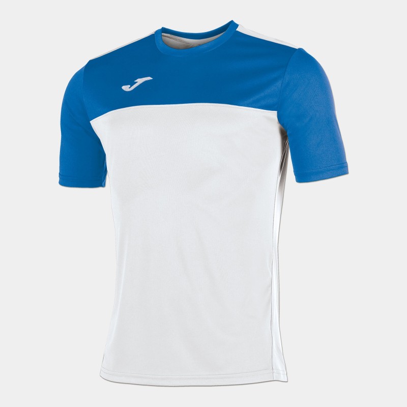 Maglia a manica corta uomo Winner bianco blu reale