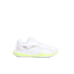 Scarpe da donna T.POINT LADY 2302 Tennis Padel bianco verde fluo