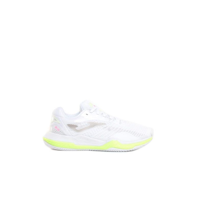 Scarpe da donna T.POINT LADY 2302 Tennis Padel bianco verde fluo