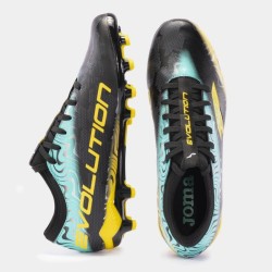 Scarpe da Calcio EVOLUTION 2401 Colore nero oro FIRM GROUND