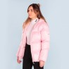 Giubbotto imbottito LION da Donna con Cappuccio colore rosa chiaro