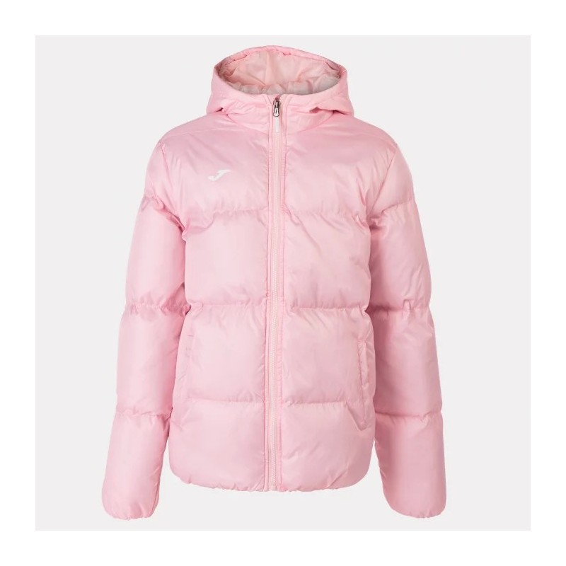 Giubbotto imbottito LION da Donna con Cappuccio colore rosa chiaro