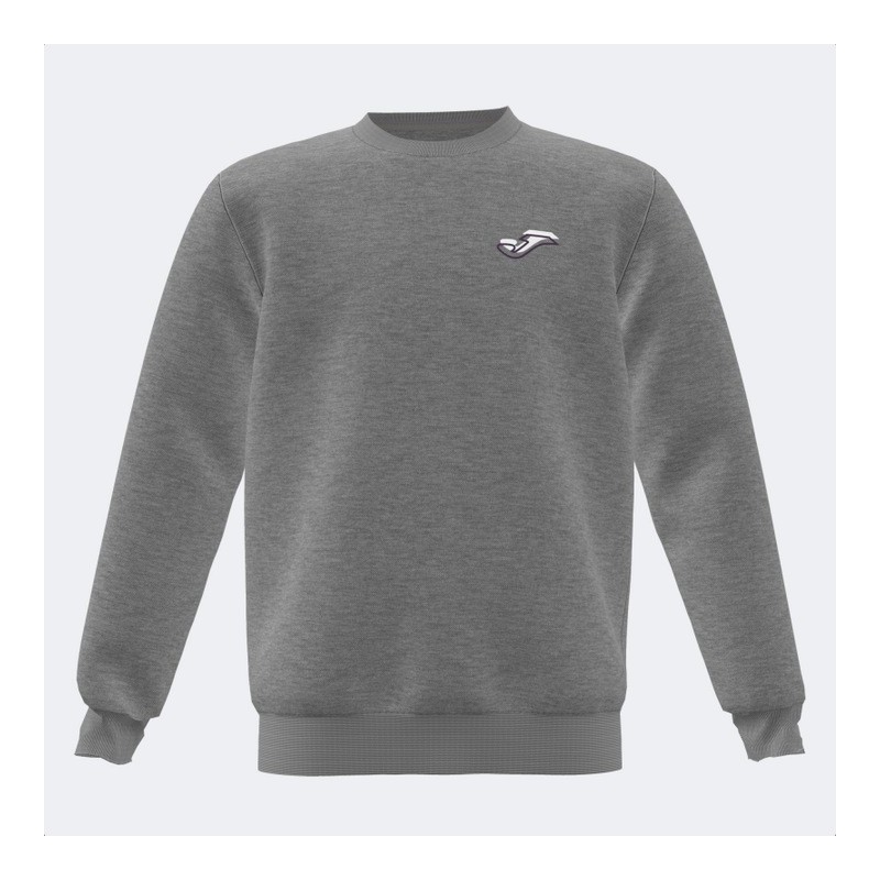 Felpa a girocollo da bambino LION colore grigio melange