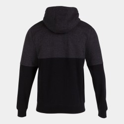 Felpa con cappuccio da uomo URBAN STREET grigio melange nero