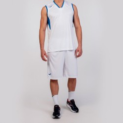 Set da Basket CAMPUS colore bianco/royal S/M