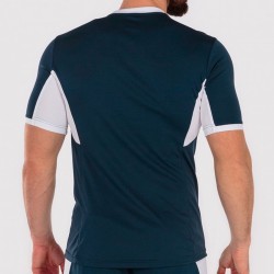 T-Shirt CHAMPION IV da Uomo colore blu marino/bianco