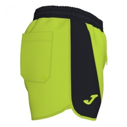 Costume da Bagno Corto da Uomo lima-nero