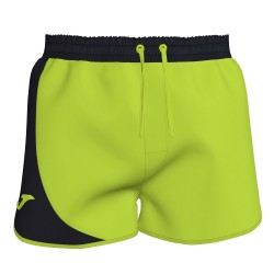 Costume da Bagno Corto da Uomo lima-nero