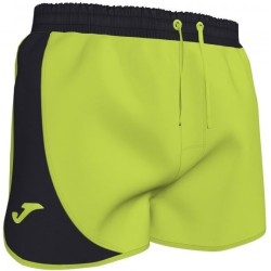 Costume da Bagno Corto da Uomo lima-nero