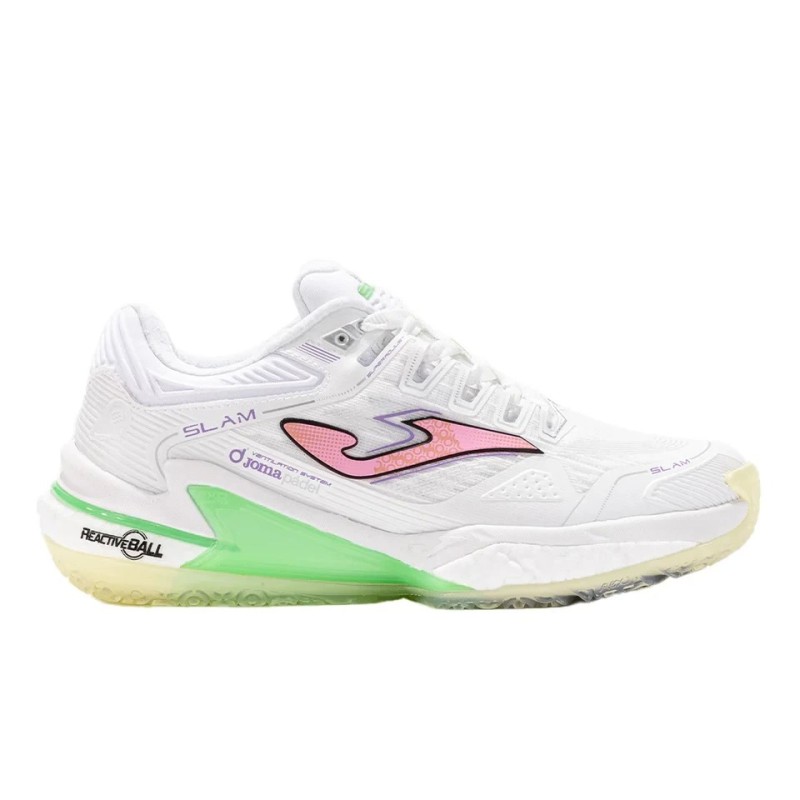 Scarpe da padel Joma Slam Lady 2502 da Donna Bianco