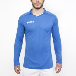 Joma T-Shirt da Allenamento M/L RIVAL in Poliestere Colore ROYAL-BIANCO
