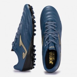 Scarpe da Calcio Football con tacchetti colore petrolio nero