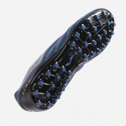 Scarpe da Calcio Football con tacchetti colore petrolio nero