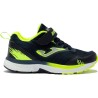 Scarpe Joma Fast da Bambino colore blu marino e giallo fluo