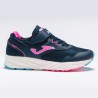 Scarpe Joma Fast JR 2133 da Bambina colore blu navy e fucsia
