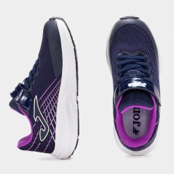 Scarpe running Super Cross Jr 25 junior blu navy fuxia