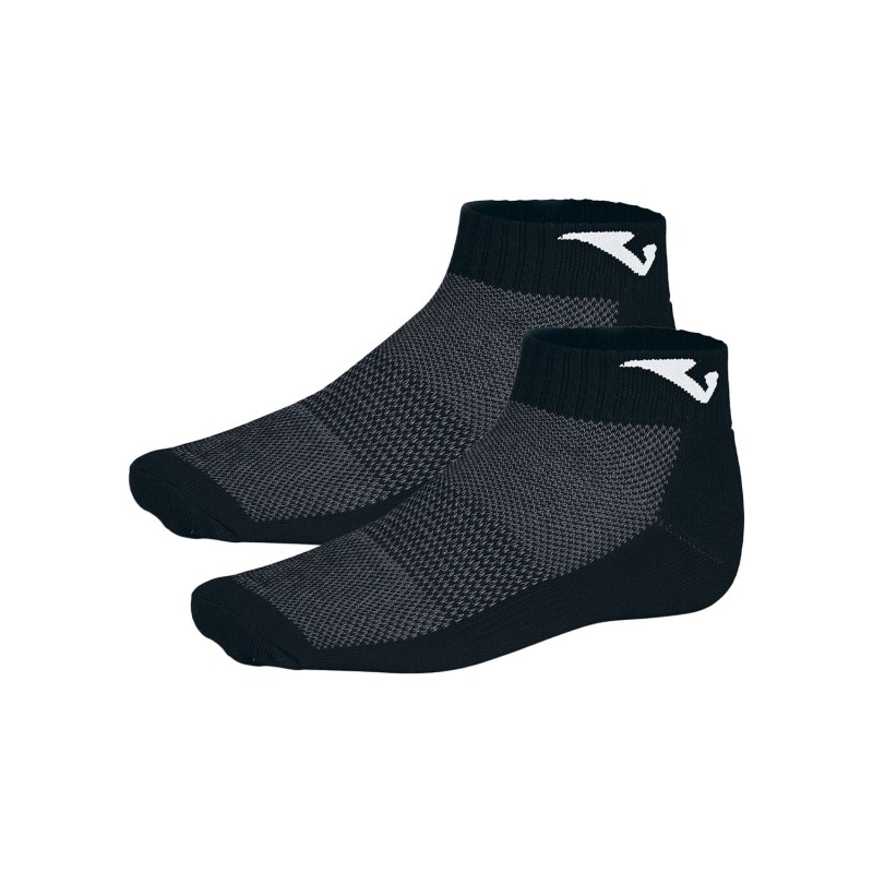 Calzino alla caviglia colore nero con logo